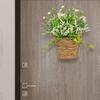 Spring and Summer Wreath,Door Hanger Basket Wreath,Wall Hanging Rattan Front Door Beautiful