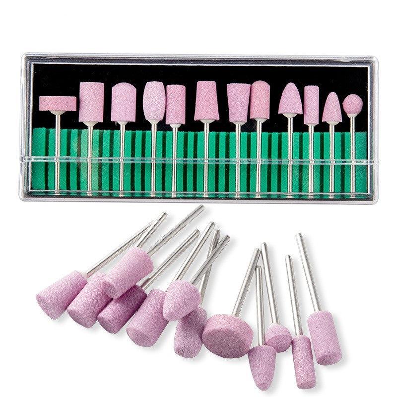 Nail Art Remover Grinding Head, Ceramic Stainless Steel Universal Grinding Head Polishing, Quick Nail Remover Grinding Tool