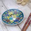 Heidi Kutani Ware Made in Yuki Hokuriku Traditional Girl of the Divided Floral Anniversary Fashionable Plate, Japan, Craft, Heidi, Alps, Plate,