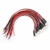 10 Stück 12V 5mm LED Leuchtdiode Verdrahtet Mehrfarbiges LED Lichtkabel 20cm 0.06W(Weiß)