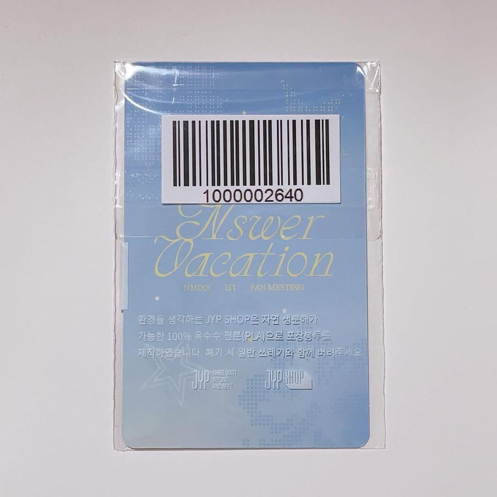 [USED] Hyewon trading card NMIXX Seol-yun Ji-woo Kyu-jin Bay Lily bonus