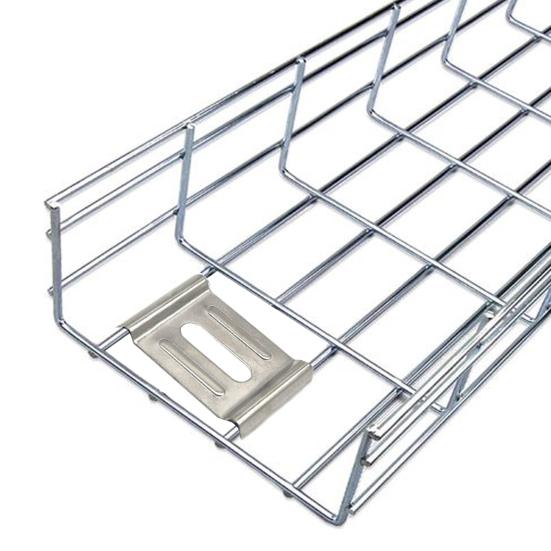 30/60Pcs Metal Cable Raceways Hold Down Clamp Support Washer Fit 4mm-6mm Wire Diameter Basket Wire Mesh Cable Tray