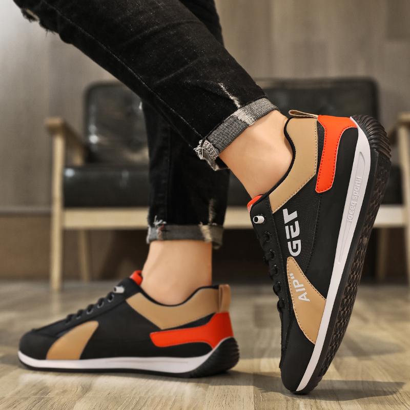 Leichte Laufschuhe für Herren Freizeitsneaker Schnürschuhe Outdoor-Sport Tennisschuhe