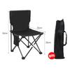 Outdoor Portable Folding Chair With Storage Bag Foldable Car Outdoor Chair Lightweight Bearing Strong Ride Comfort Camping Gear