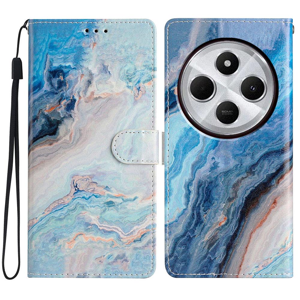 For Xiaomi Redmi A4 5G Wallet Case PU Leather Pattern Printing Stand Phone Cover with Strap