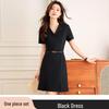 Women's Professional Summer 2026 V-Neck Dress for Receptionists, Beauty Salons, and Teachers