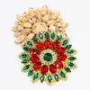 5pcs Rhinestone 11CM Sunflower Shape Crystal Diamond Bags Hat Accessories DIY Craft Wedding Gift Rhinestone Decoration