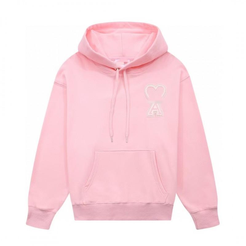 Cotton Couple Matching Set Oversized Hoodie With Heart Print Loose Fit Jogger Pants Men Women