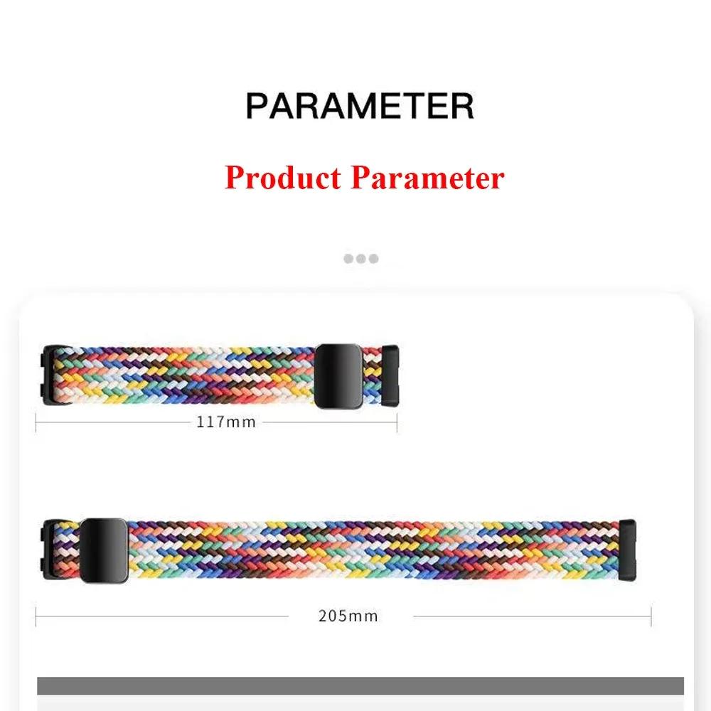 Nylon Strap For Huawei Band 8 9 10 Braided Comfortable Magnetic Buckle Adjustable Watchband Huanwei Band 10/9/8 Accessories Belt