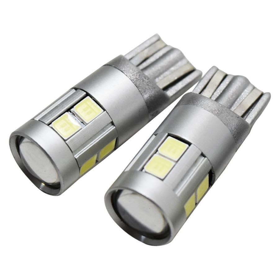 LMMC Blue-White NV200 Vanette M20 T10 LED Position Bulb, Small Lamp, 9000k Vehicle Inspection, Non-Polarity, White