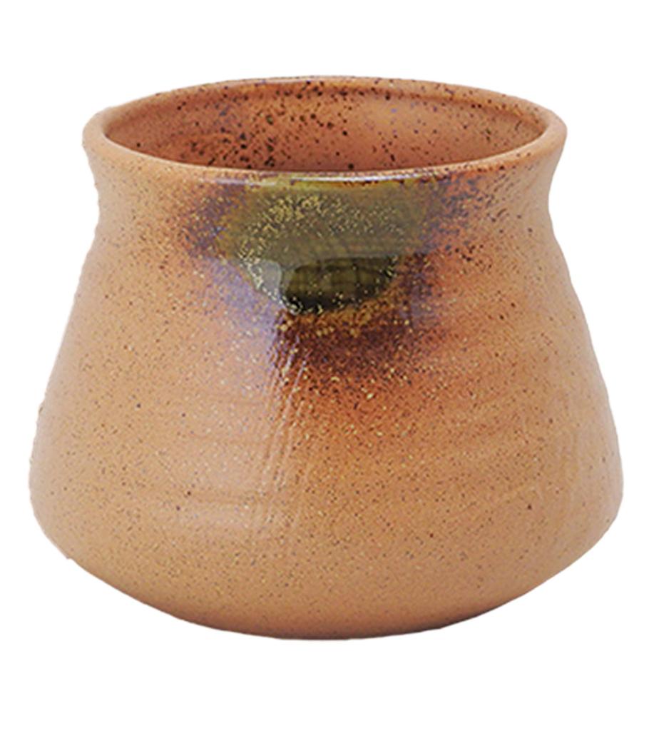 Hatsuyama Oud Iga ash Gara kiln, color, 12×9.5Hcm, glaze, (small) YH-281-08