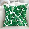 Sofa Cushion Cover 45x45cm Green Leaf Pillowcase 40*40 Decorative Pillowcases for Pillows Pillow Hugs Fall Decoration Covers Bed