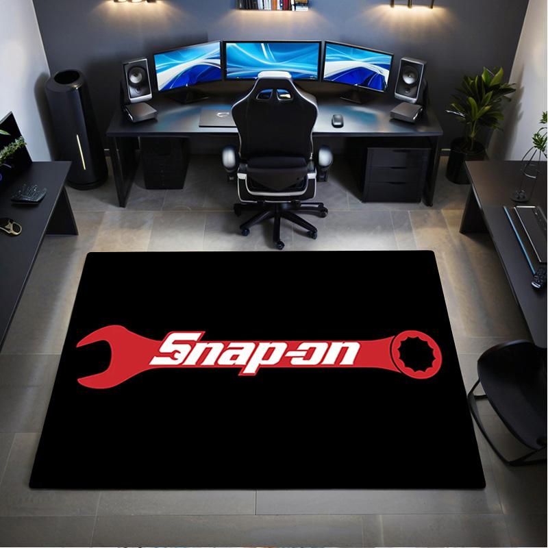 1Pc Snap On Tools Print Rug - Home Decoration Carpet For Living Room Bedroom Flooring Computer Chair Area Rug