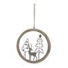 Hill Interiors Rustic Scene Christmas Hanging Decoration