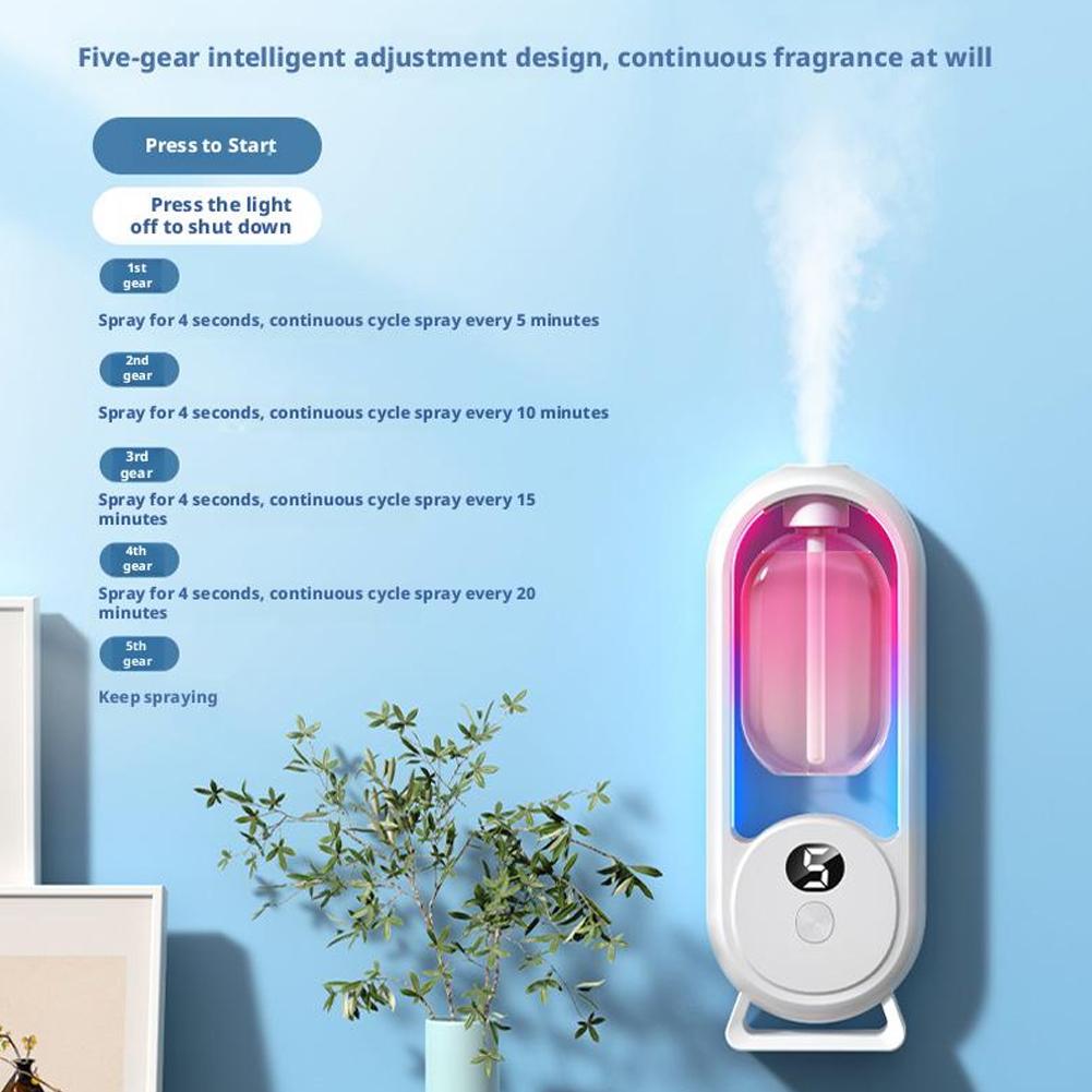 Automatic Home Fragrance Machine Essential Oil Diffuser Nebulizer Perfume Scent Machine For Kitchen And Toilet Deodorization
