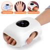 Massageador de mão elétrico com compressão de ar calor sem fio palma da mão máquina de massagem para artrite dedo dormência aliviar a dor
