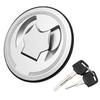 Fuel Tank Cap Lock with Keys Replacement for KZ650 Motorcycle Iron Material Provides Secure Locking Mechanism and Easy Fit