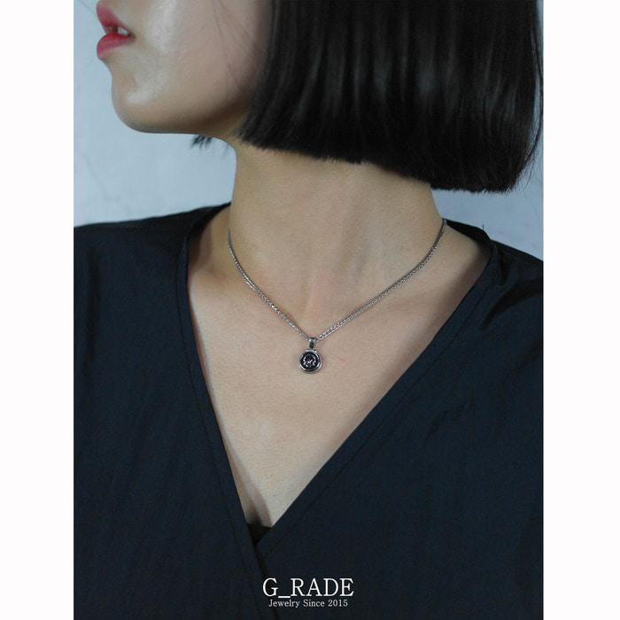 G_Rade Basic Circle Logo Necklace(S Size)