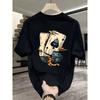 Women's Summer T-Shirt High Quality Cotton Men's Short Sleeve Graphic Printed Short Sleeve Men's T-Shirt Top
