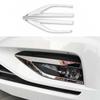 For Volkswagen Jetta Mk7 2019-2021 Steel Silver Front Fog Light Lamp Strip Trim