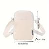 Female Carry- Mobile Phe Bag Fashi Canvas Shoulder Bag Female Outdoor Carry- Oblique Span Female Purse a Bag