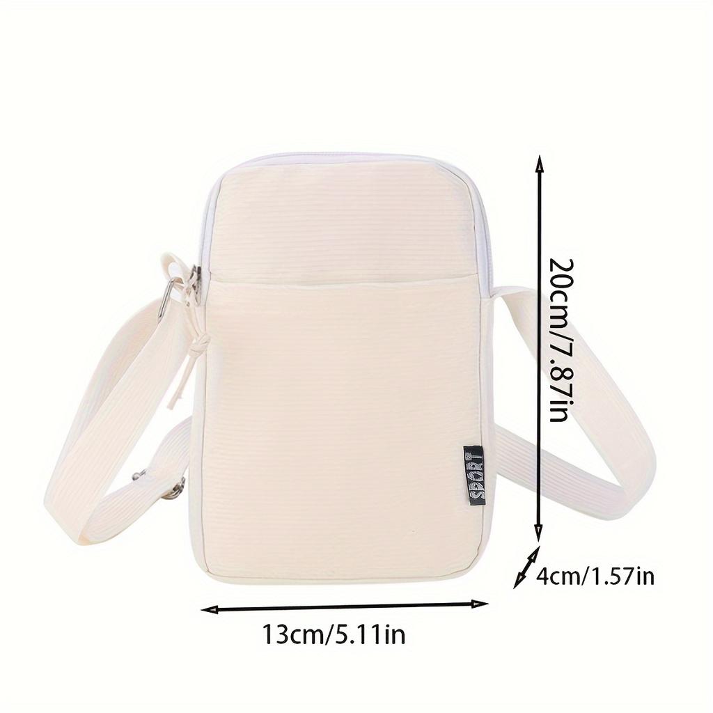 Female Carry- Mobile Phe Bag Fashi Canvas Shoulder Bag Female Outdoor Carry- Oblique Span Female Purse a Bag