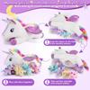 5PCS Purple Unicorn Stuffed Animals Soft Plush Toys for Girls Ages 3-8 Perfect Gift for Christmas Birthday Valentine