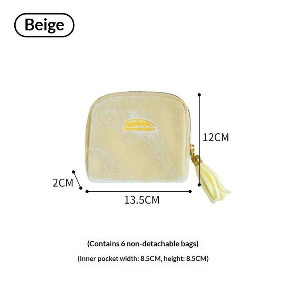 6-Layer Jewelry Storage Bag Anti-Scratch Women's Wallet Practical Jewelry Organizer  Gift