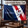Custom Name Flannel Throw Blanket France National Football Team Pattern Warm Home Decoration