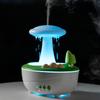 Cute Rotatable Water Drip Diffuser Humidifier Aromatherapy Essential Oils Diffuser for Bedroom Sleeping Desk Waterfall Lamp Gift