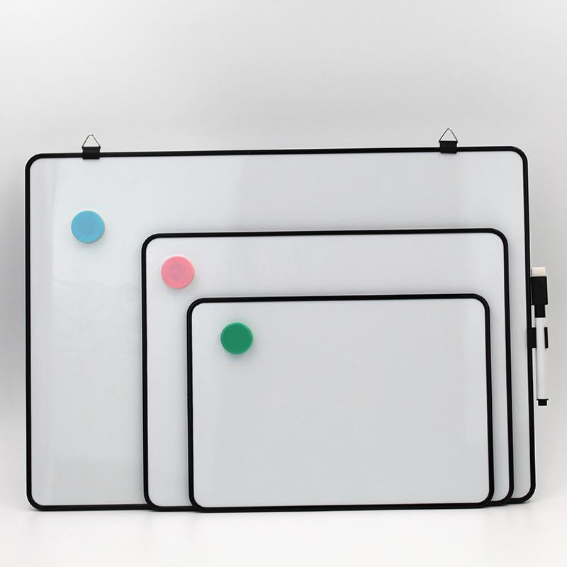 Double-Sided Magnetic Erasable Whiteboard: Ideal for Kids' Handwriting, Teaching, Memo, and Drawing.