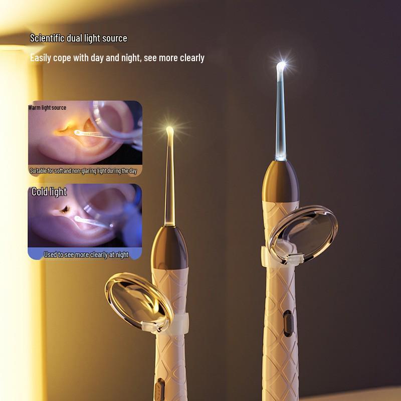 Baby Earwax Removal Tool: Soft-Headed Ear Pick with Light for Infants and Toddlers