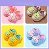 Adorable Rabbit Summer Kids Clogs Indoor Home Use Pink Blue Yellow Brown Sizes