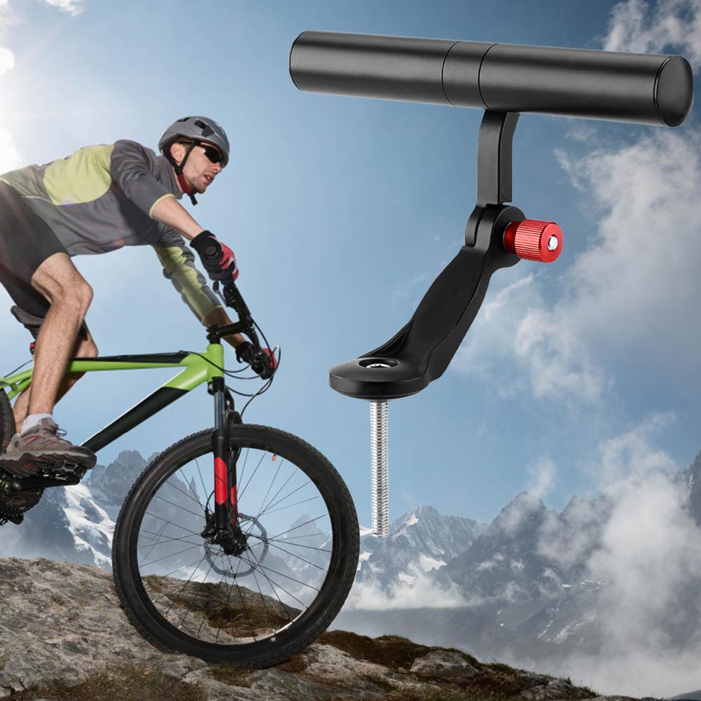 Bicycle Extended Bracket Aluminum Alloy Bicycle Handlebar Extender Adjustable Bike GPS Support Rack for MTB Mountain Road Bike
