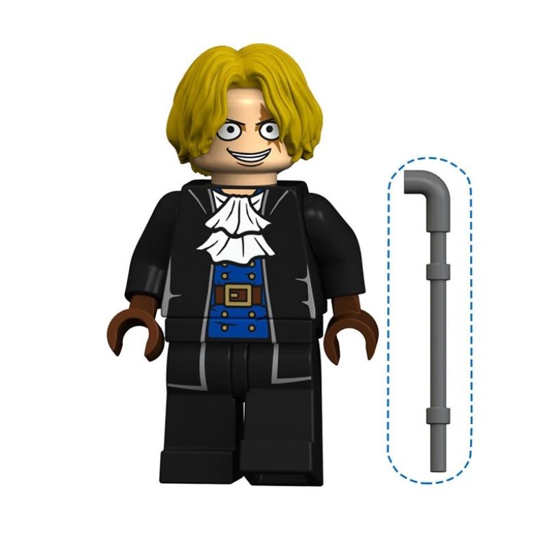 Set aus 15 One Piece Piraten-Bausteinen Chopper Luffy Zoro Robin Franky und mehr!