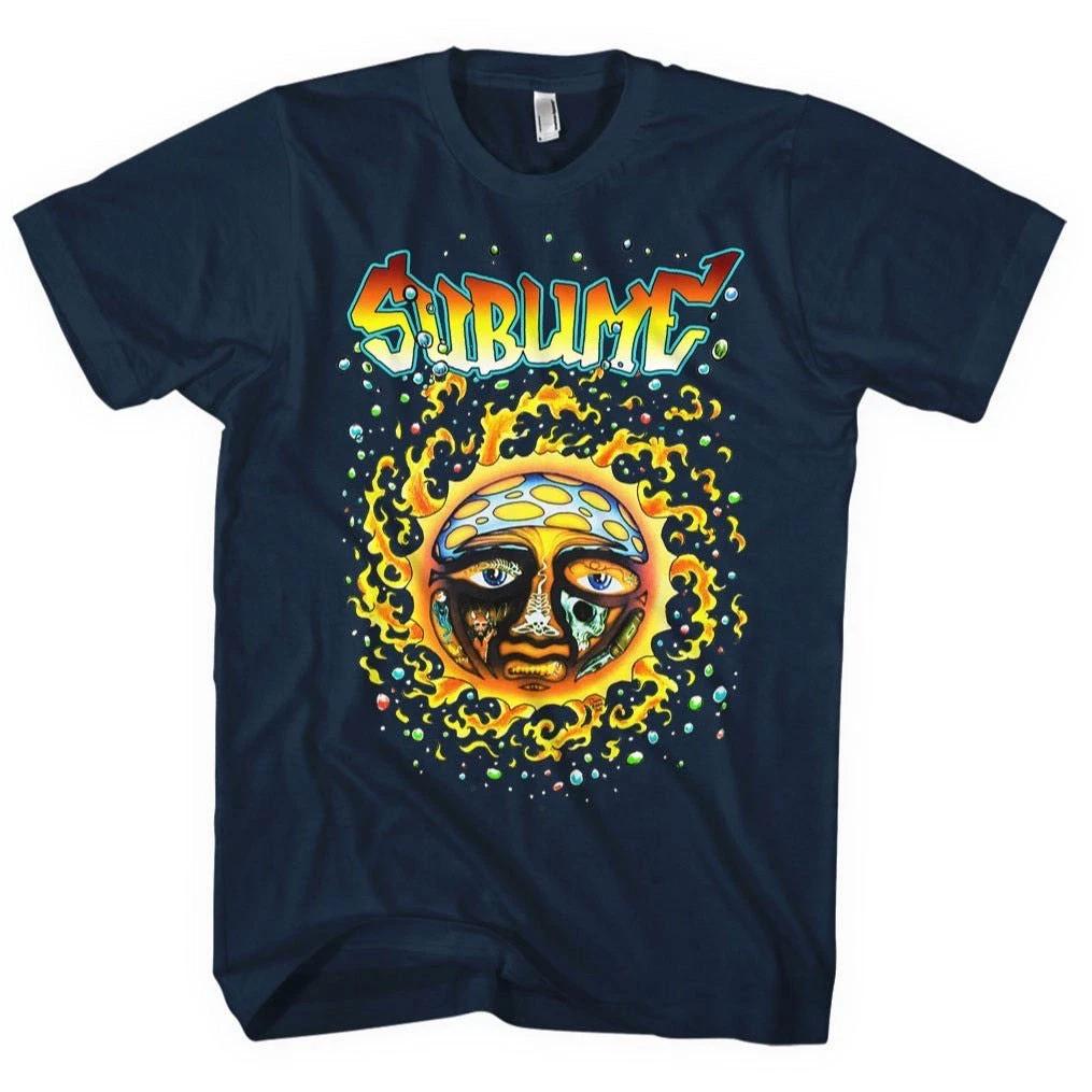 Men s Sublime Sun Solar T-shirt Small Navy M
