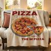 Food P Pizza H Hut Throw Flannel Throw Blanket Suitable for Sofa Living Room Bedroom