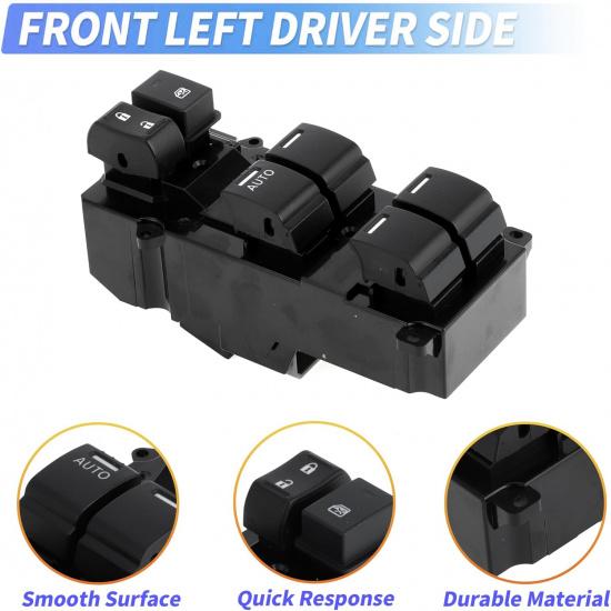 Unifizz Power Window Switch 35750-T0A-H01 Front Left Driver Side Master Control Switch - Compatible with Honda CR-V 2012-2016 Electric Window
