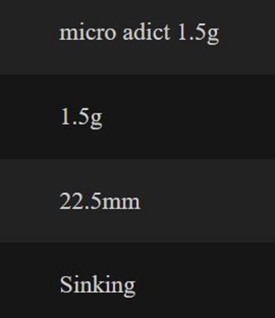 Little Jack Metal Jig Micro Adict 22.5mm 1.5 grams 06 (4695)