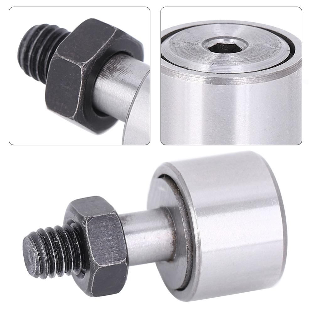2pcs Miniature Cam Follower Small Size Sealed Type Needle Roller Bearing Track Roller Bearing for Machine Tool Guide Rail