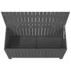 Garden Storage Box Gray 115x49x60 Cm Solid Pine Wood