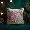 Positive Words Ins Cushion Cover Natural Linen Pillow Case Double-Sided Print Decorative Sofa Pillowcase Home Decor Gift