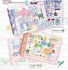 Xin Mo M5 Japanese Die-cut Sticker Book: Versatile Tearable Journal for DIY Collage and Gumi Crafts