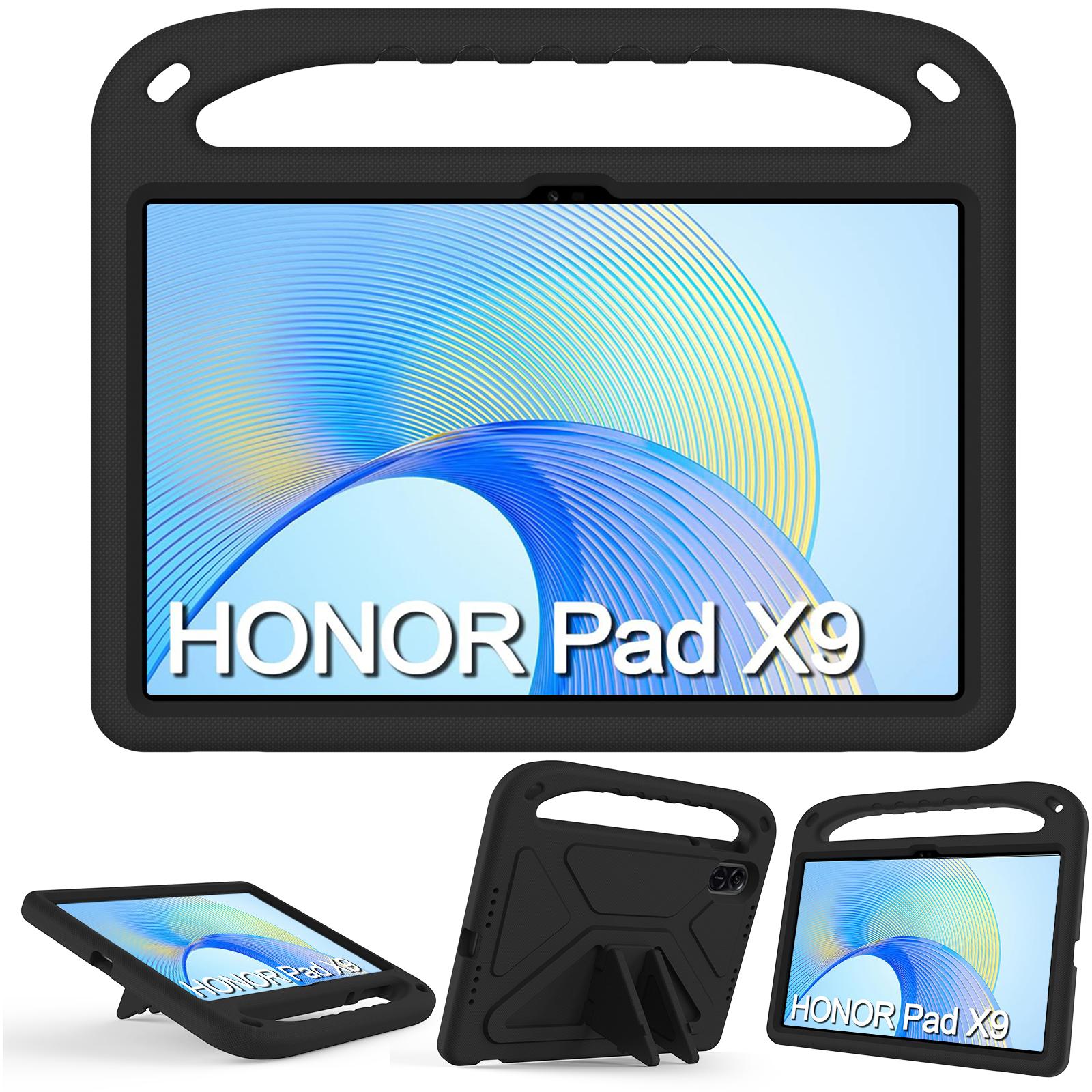 

For Honor Pad X9/X8 Pro EVA Case Hand Grip Kickstand Kids Tablet Cover Black