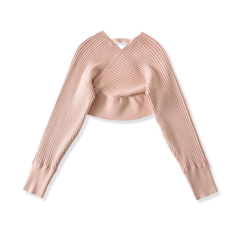 Korean Style 2026 V-Neck Off-Shoulder Knit Top + High-Waist Skirt Set for Women