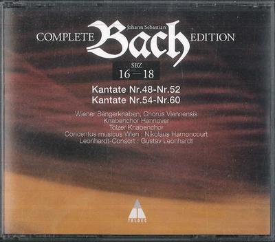 CD NIKOLAUS HARNONCOURT GUSTAV LEONHA  Complete Bach Edition Vol2  Kantat SBZ168 SHOGAKUKAN Japan Classical Used