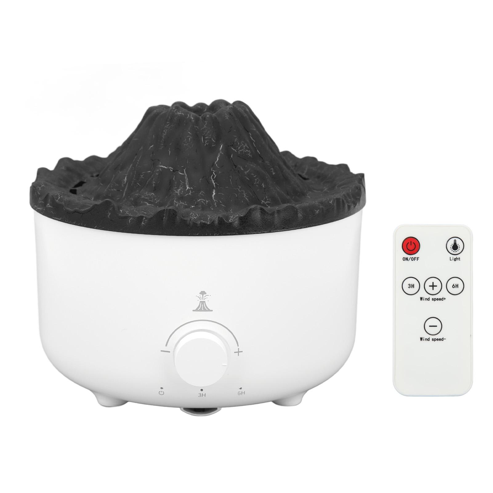 

Увлажнитель воздуха Volcano, бесшумный, 560 мл, ароматерапевтический диффузор, увлажнитель воздуха Acaleph Shape с холодным паром US Plug