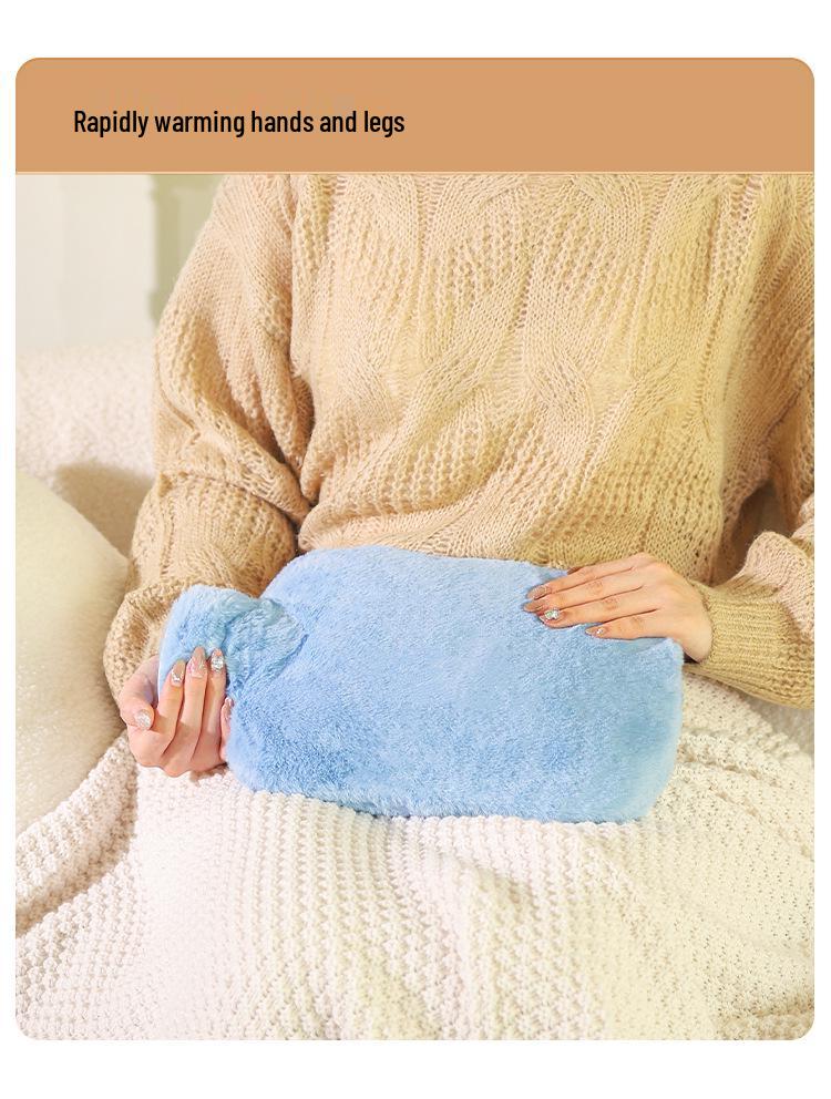 Extra Large Eco-friendly Plush Hot Water Bottle – Winter Warmth with Skin-friendly Fleece