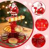 Santa Claus Cupcake Stand, Serving Tray 3 Tier Display Holder, Xmas Cake Dessert