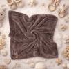 Warm Baby Blanket 90X100 Double Layer For Stroller Crib Brown